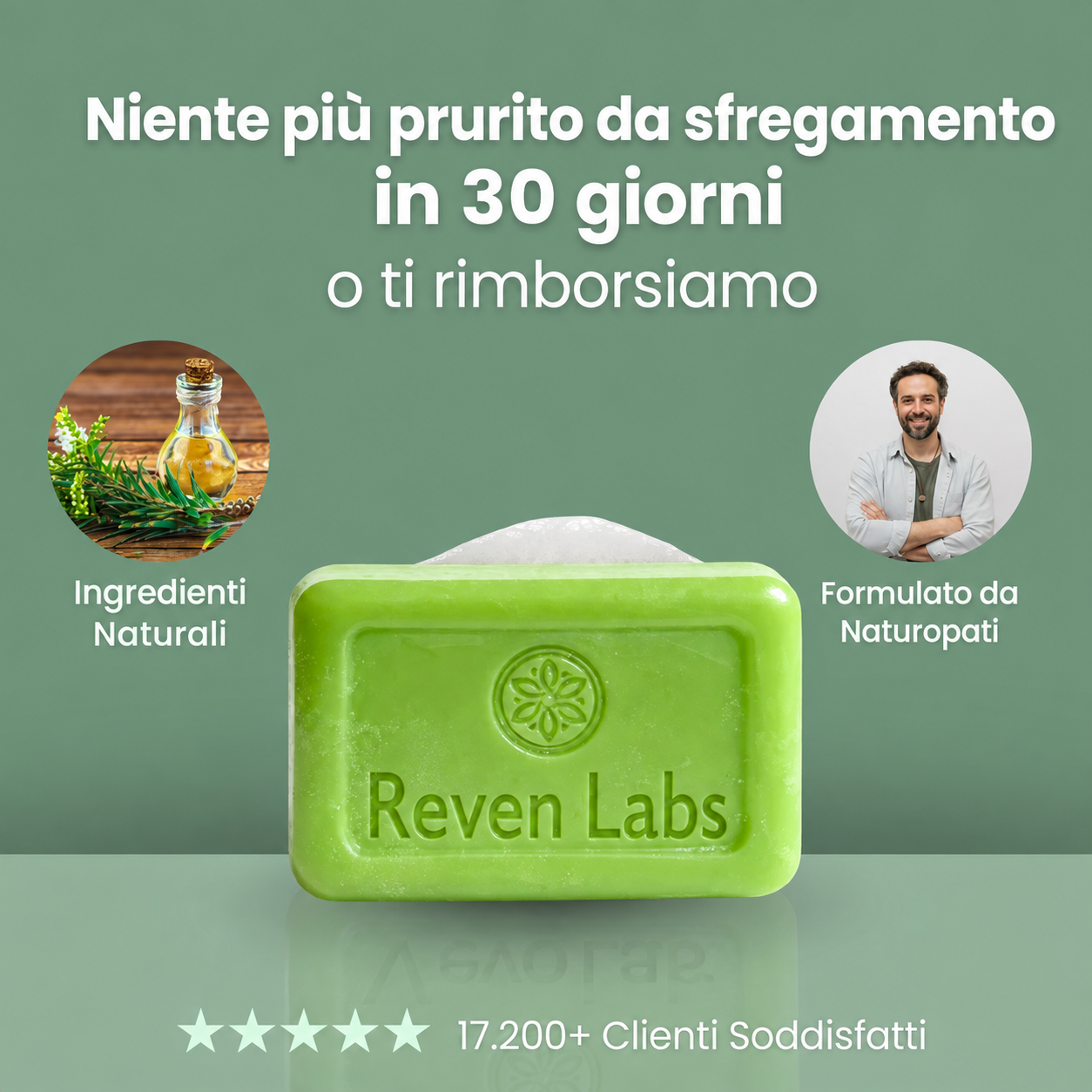 Sapone antifungino inguinale