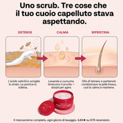Scrub per il cuoio capelluto