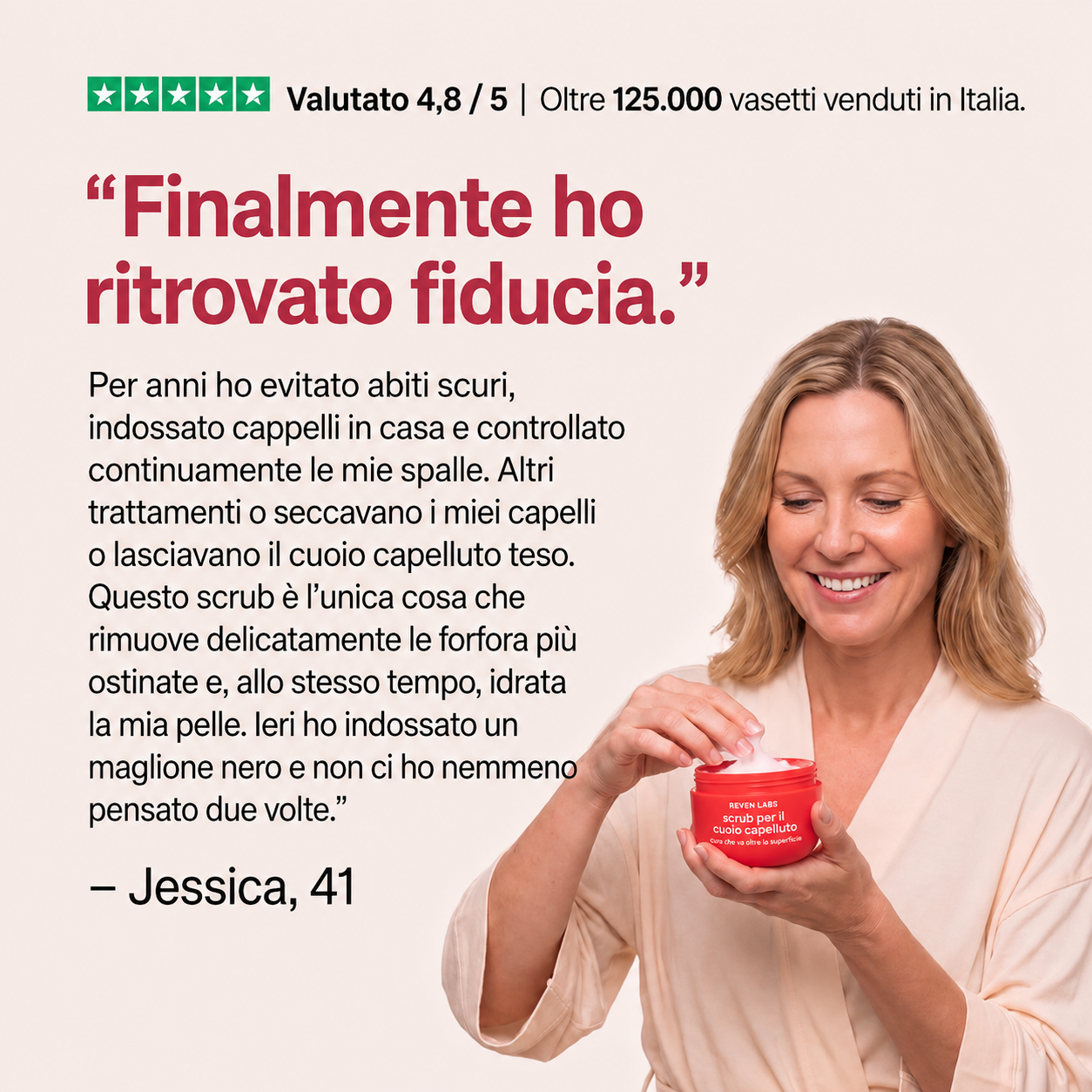 Scrub per il cuoio capelluto