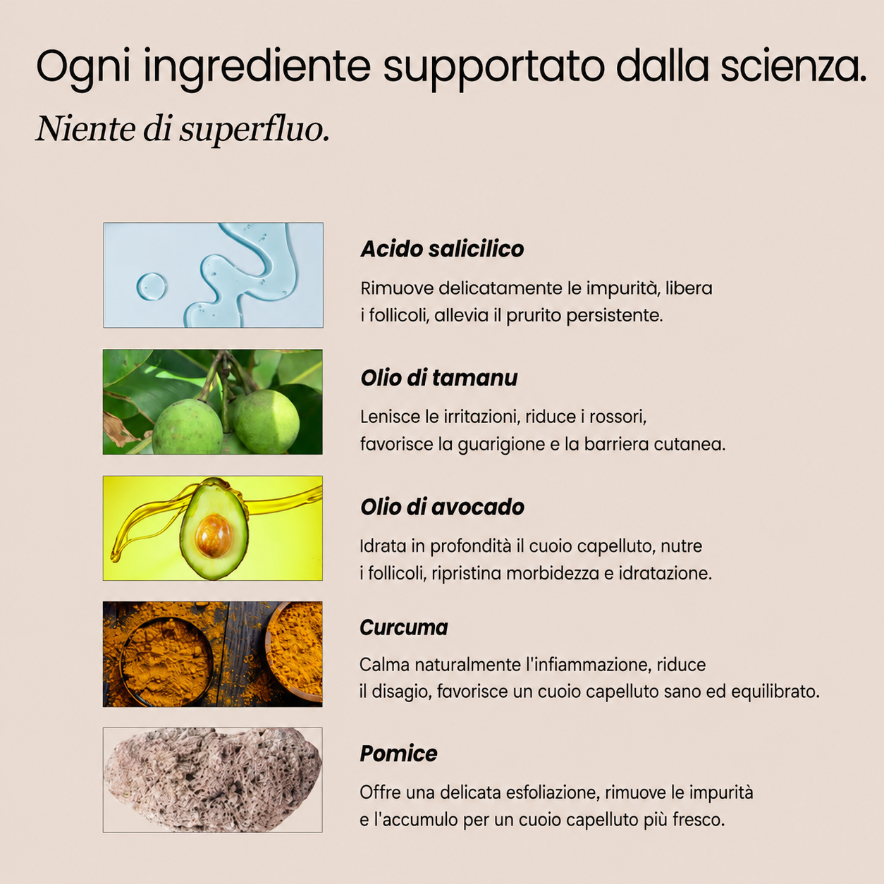Scrub per il cuoio capelluto