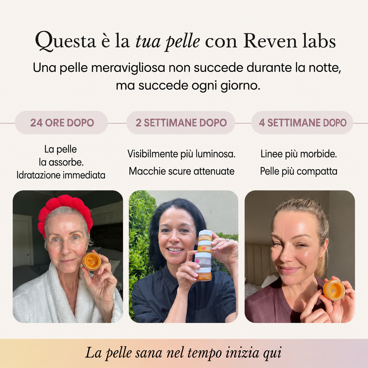Il sistema completo per la pelle matura delle donne