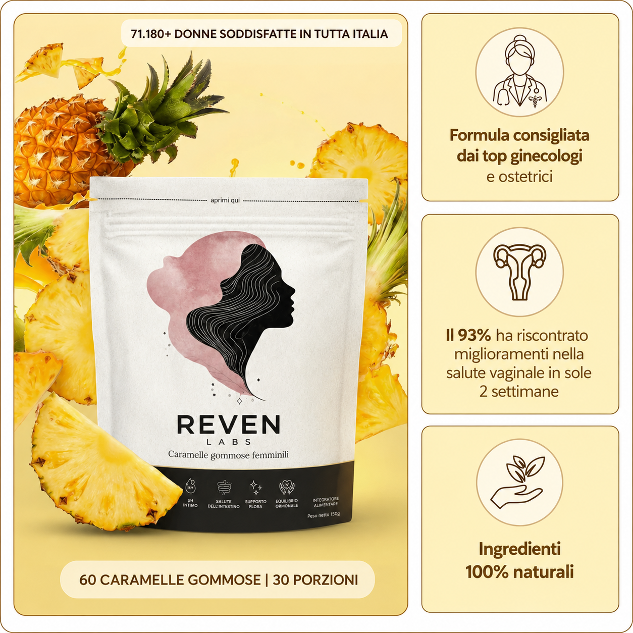 Reven Cleanse - Probiotico vaginale